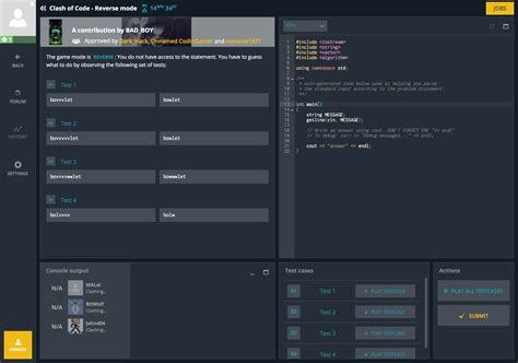 Codingame 的图像结果