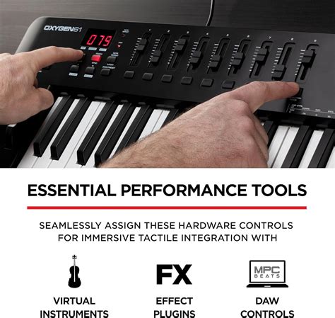 M-AUDIO Oxygen 61 (MKV) Key USB MIDI Keyboard India | Ubuy