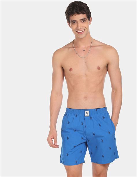 Signature Logo Pure Cotton I021 Boxers - Pack Of 1 – U.S. Polo Assn. India