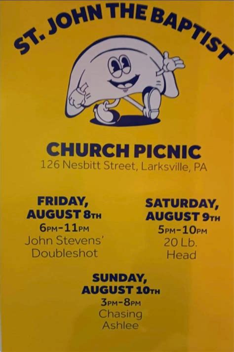 St. John’s Church Picnic, 126 Nesbitt St, Larksville, PA, Plymouth, 8 ...
