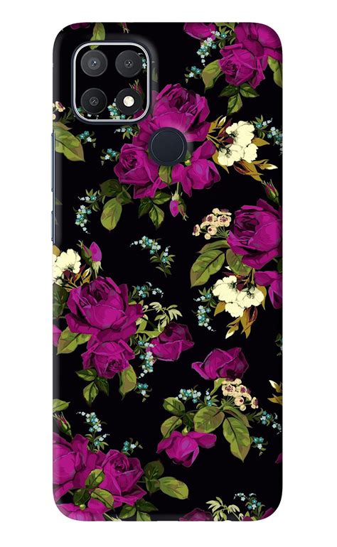 Flowers 3 Oppo A15s Back Skin Wrap | Only Rs.149 – SkinLelo