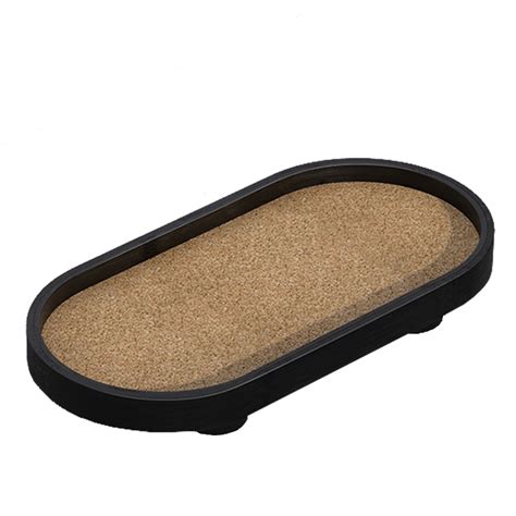 Podium Oval Tray L (Black) – The Living Influence