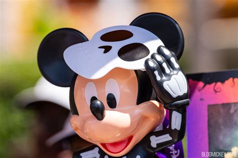 Skeleton Mickey Mouse Popcorn Bucket Arrives at Magic Kingdom for ...