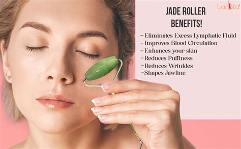 Ladista Facial Massager Jade Roller & Gua Sha Tool Natural Himalayan ...