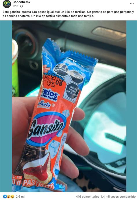 Un Gansito ya cuesta lo que un kilo tortillas: Así es la inflación