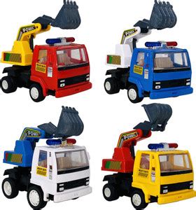 Wishmaster Small Size Pack of 4 Pull Back & go AL Excavator Toys for ...