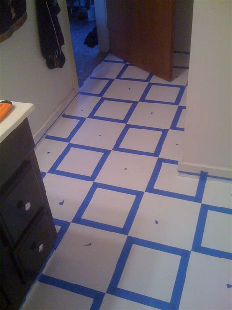Vinyl Floor Tiles: Painting Vinyl Floor Tiles