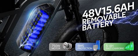 【HIEHA】All-Terrain 1500W Peak Motor Electric Bike – 34MPH Speed, 48V ...