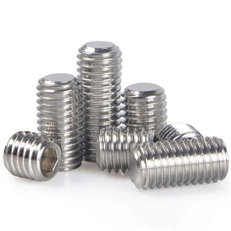 Hex Socket Set Screws Uxcell Ball Point Set Screws - 5pcs M10 X 12mm ...