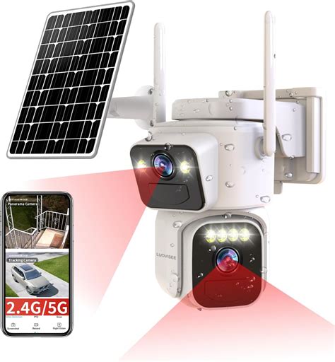 Amazon.com : LETSCEE Cameras for Home Security Wireless Outdoor Solar ...