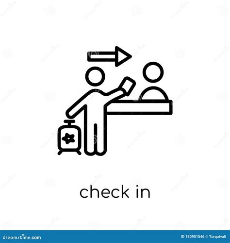 Hotel Check In Icon