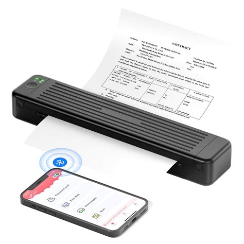 Odaro Wireless Bluetooth Portable Inkless Printer - P831 Thermal ...