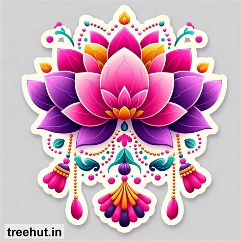 Free Lotus Toran Cutouts for Diwali, Sonkran, Buddha Bulletin Board ...