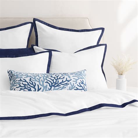 Navy Quinn Flannel Duvet Cover – Crane & Canopy
