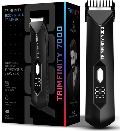 urbangabru Trimfinity 7000 Body Hair Trimmer Men, Wireless Fast ...