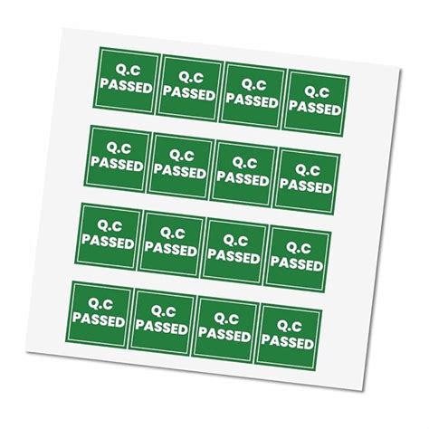 CVANU 2500pcs QC Passed Mini Sticker in Green Color Square Shape (20 X ...