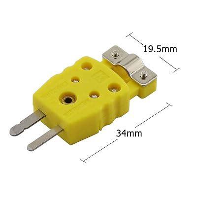 PZRT 1-Pack K Type Thermocouple Plug Adapter with Fixing India | Ubuy