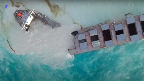 日本油轮泄漏千吨石油，毛里求斯生态遭严重破坏进入紧急状态_时差视频-梨视频官网-Pear Video