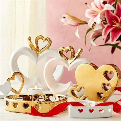 Buy Love Forever Ceramic Heart Table Accent from Home Centre at just ...
