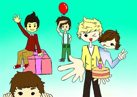 Image result for One Direction Cartoon Characters
