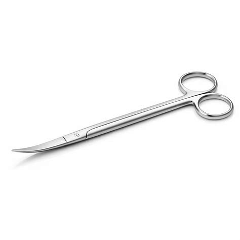 IS IndoSurgicals Metzenbaum Scissor Blunt/Blunt (Curved, 6"), Silver ...
