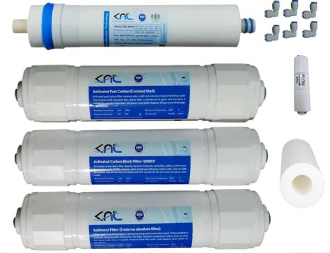 KNL NF60 ro Service kit NF Membrane 100 GPD Sediment, Activated Carbon ...