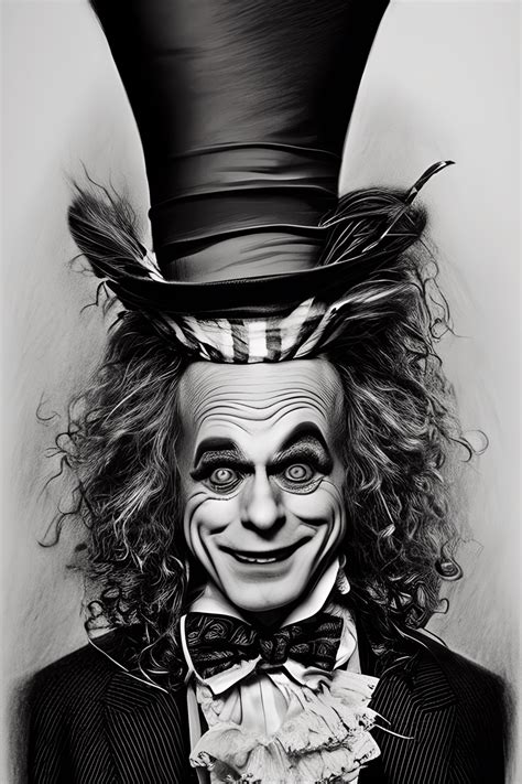 Pencil Drawing of the Mad Hatter from Alice in Wonderland · Creative ...