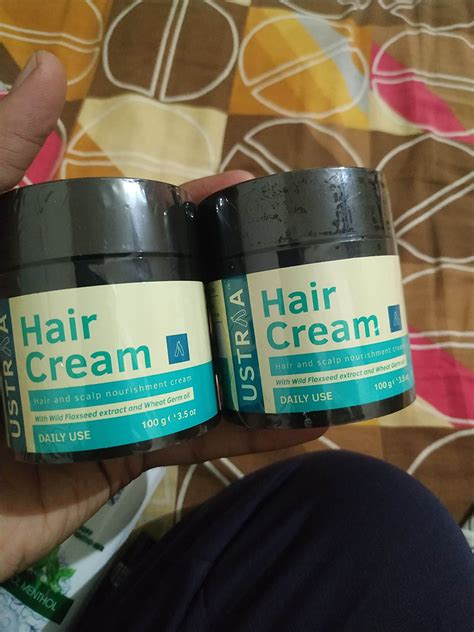 USTRAA Hair Cream for Men - 2 x 100g - For Daily Use with Light Hold ...