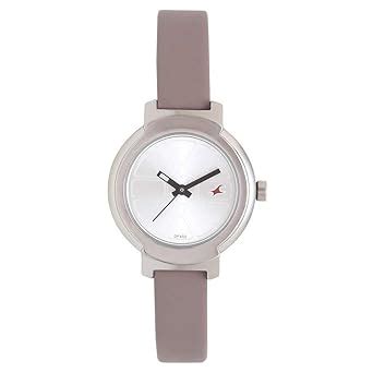 Fastrack Women Brass Analog Silver Dial Watch-Nl6143Sl02, Band Color ...