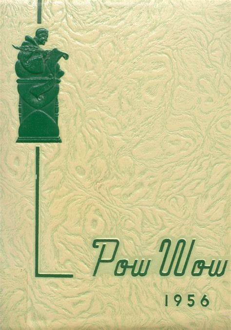 1956 yearbook from Mississinewa High School from Gas city, Indiana for sale