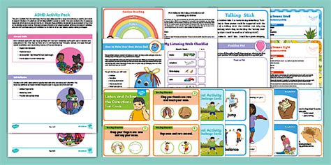 ADHD Worksheet | Twinkl Resources (teacher made) - Twinkl