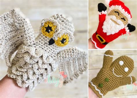Adorable Crochet Hand Puppets - Pattern Center