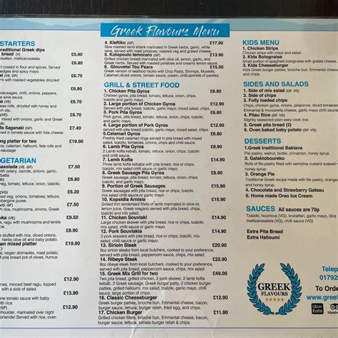 GREEK FLAVOURS RESTAURANT, Swansea - Menu, Prices & Restaurant Reviews - Tripadvisor