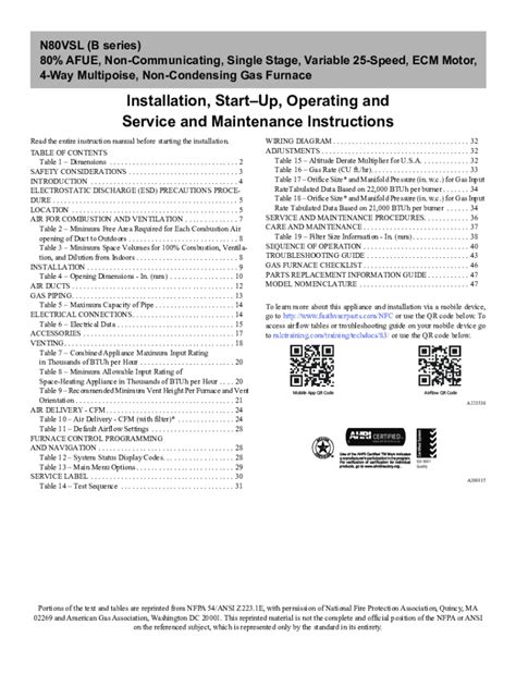 Fillable Online Bryant 922SA Installation, Start-Up, Operating And ...