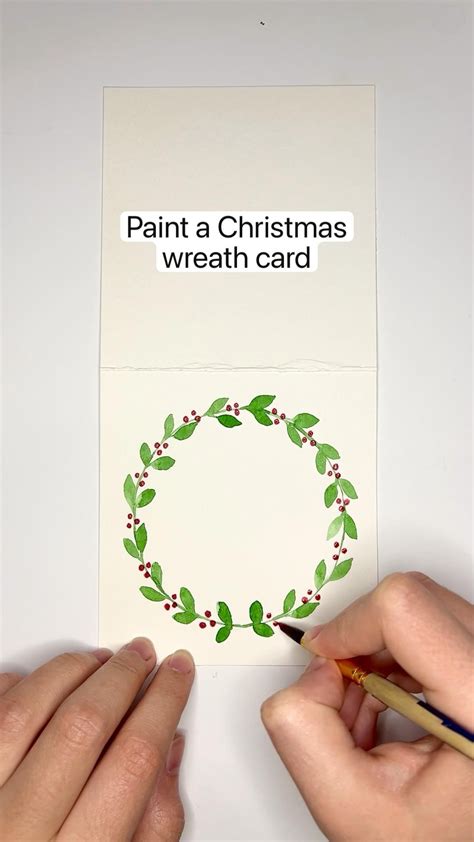 Image result for Wreath Card Tutorial