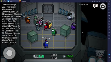 Image result for Among Us Mod Menu for BlueStacks