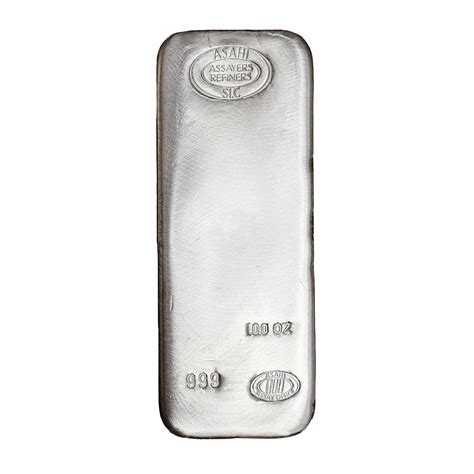 100 ounce Silver Bar .999 pure silver (Random Design) – Midwest Coin ...