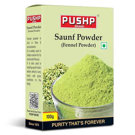 Pushp Saunf Powder (Fennel Powder)| 100 gm | Pure & Natural Sounf ...