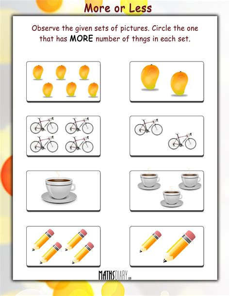 Image result for One More One Less Worksheets