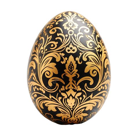 Golden Black Decorated Easter Egg, Easter, Golden, Gold PNG Transparent ...