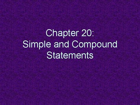 Image result for Compound Statement