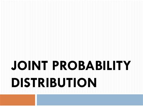 Joint Probability Distribution Introduction 的图像结果