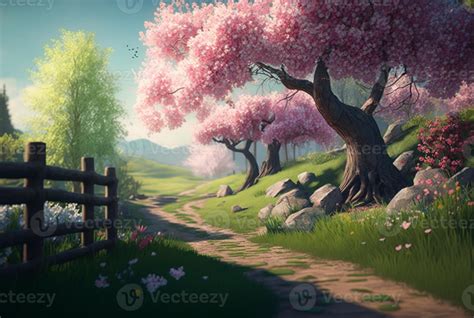Image result for Colorful Spring Landscape