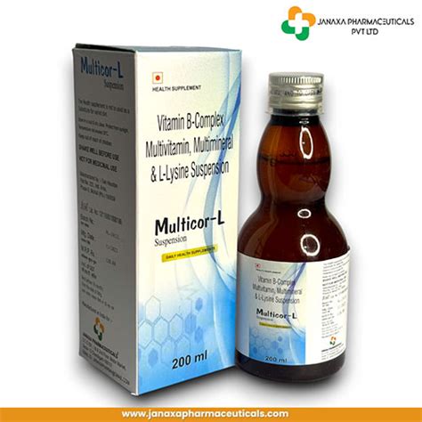 MULTICOR-L Suspensions Janaxa Pharmaceuticals Pvt. Ltd.
