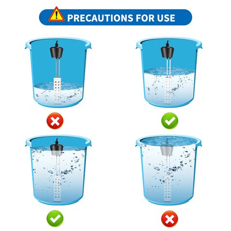 Buy 1500W Immersion Heater, Electric Bucket Water Heater with Floating ...