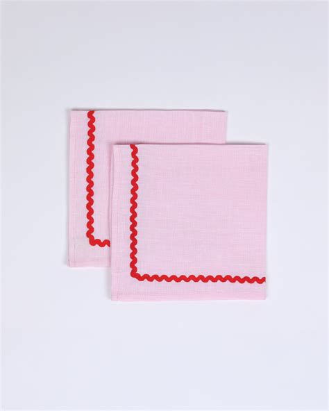 Lace Napkins (Baby Pink) – The Palace Atelier