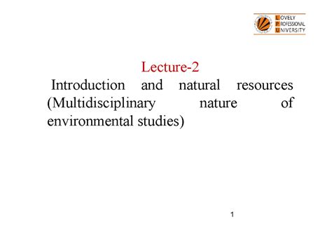 Home Assignment Align - Lecture- Introduction and natural resources ...