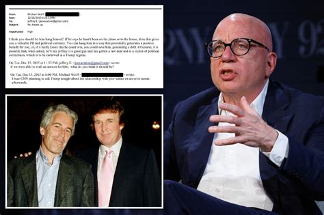 Trump-obsessed writer Michael Wolff encouraged Jeffrey Epstein to ...