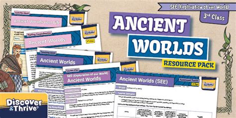 SEE (Exploration of our World) Ancient Worlds Resource Pack 3rd Class