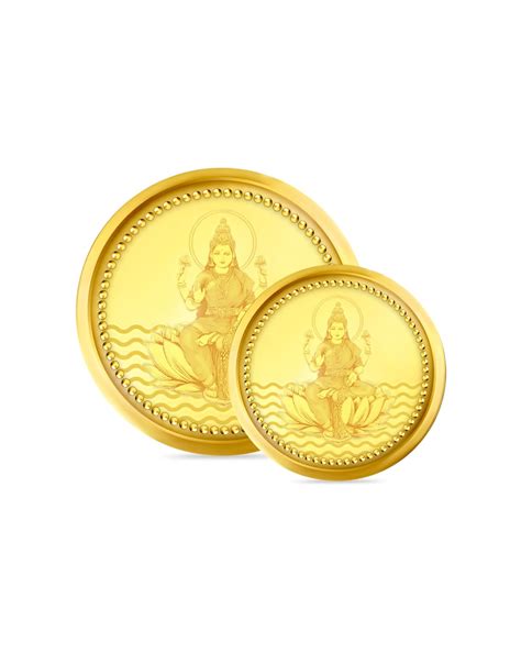 Buy Bhima Jewels BIS Hallmark 22K 916 Purity Lakshmi Gold Coin Combo 4g ...